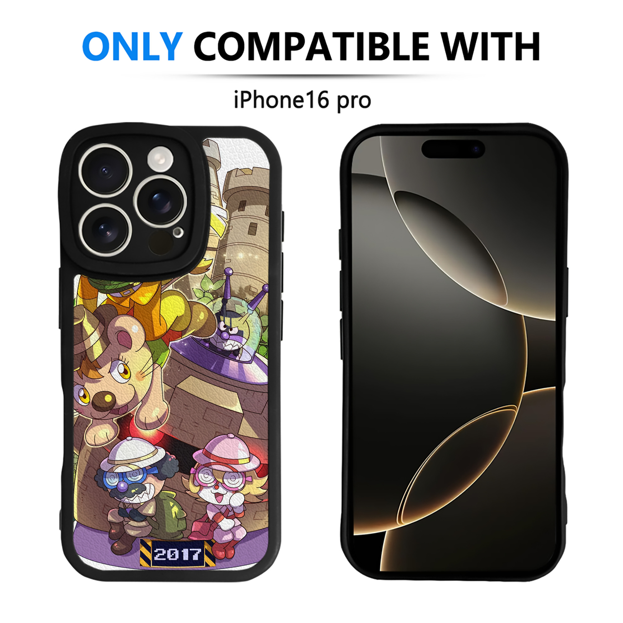 （画像用） アンパンマン Anpanman 【iPhone 16シリーズ対応】シリコンスマホケース（レザー調） 材質：シリコン